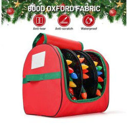 Oxford Christmas Light Storage Bag Set