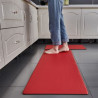 Kitchen Rugs and Mats Cushioned Set of 2, 17"x29"+17"x59"