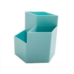 Plastic Multifunctional Hexagonal Pen Holder