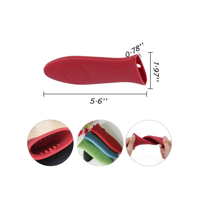 Heat Resistant Silicone Hot Handle Cover