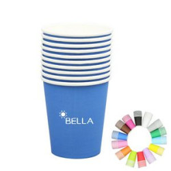 8Oz Colored Plain Paper Cup