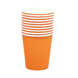 8Oz Colored Plain Paper Cup