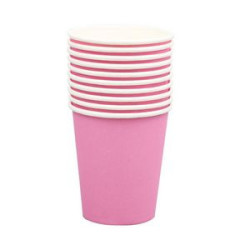 8Oz Colored Plain Paper Cup