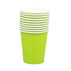 8Oz Colored Plain Paper Cup