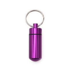 Waterproof Aluminum Pill Holders Storage Drug Container