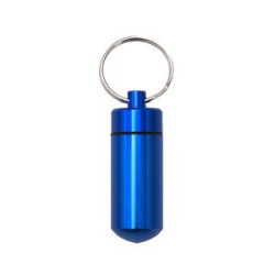 Waterproof Aluminum Pill Holders Storage Drug Container