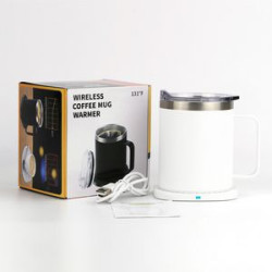12Oz Mug With Wireless Warmer/Phone Charger