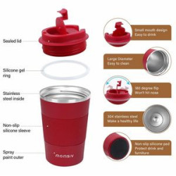 12Oz Vacuum Insulated Mug Spill Proof With Leakproof Lid