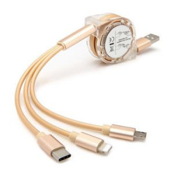 3 In 1 Usb Charging Cable