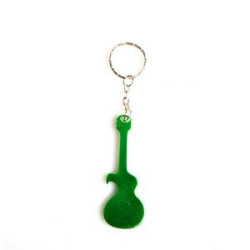 Guitar Shaped Bottle Opener with Keychain