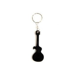 Guitar Shaped Bottle Opener with Keychain
