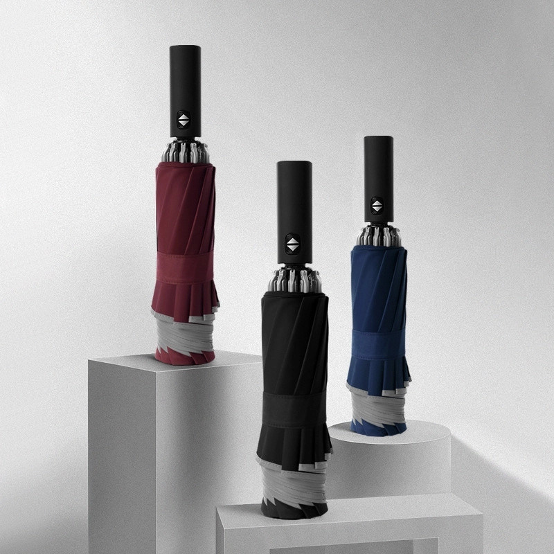 Auto Inverted Umbrella With Reflector