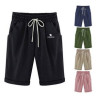 Plus Size High Waist Drawstring Shorts