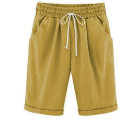 Plus Size High Waist Drawstring Shorts