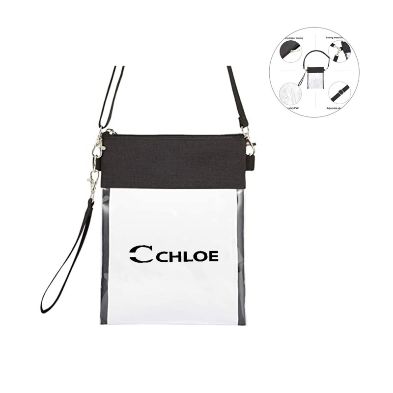 Transparent Cross Body Purse Bag