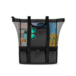 Detachable Mesh Beach Tote Bag