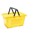 2 Handle Plastic Shopping Basket