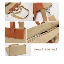 Large Capacity Canvas Tote Shoulder Bags