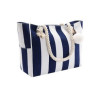 Large Canvas Striped Beach Bag