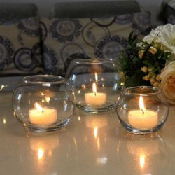 Glass Candle Holder For Tea Lights