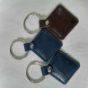 Leatherette Quadrate Keychain
