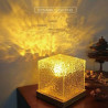 Light and shadow atmosphere crystal lamp