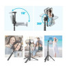 Bluetooth selfie stick for mobile phones