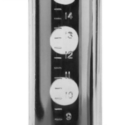 Outdoor Rain Gauge Glass Tube