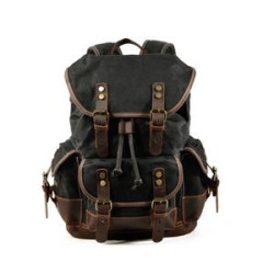 Waxed Canvas Shoulder Rucksack