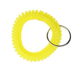 Transparency Flexible Spiral Coil Stretchable Key Chain