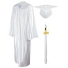 Shiny Graduation Gown Cap Tassel Set
