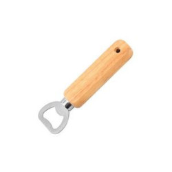 Bartender Wooden Handle Stainless Steel Beer Bottle Openers