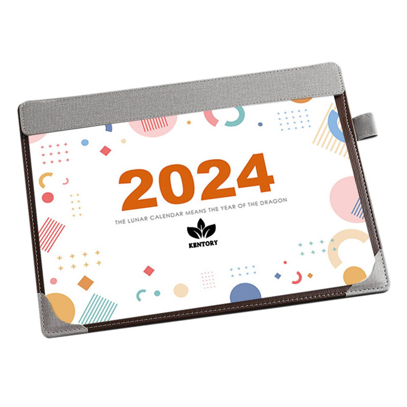 Leather Desk Calendar Pad