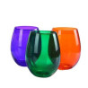 16 Oz. Plastic Stemless Wine Glass