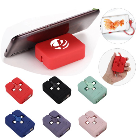 Multi 3 in 1 Retractable USB Charging Cable