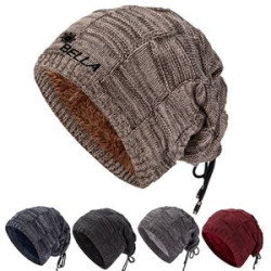 Winter Double use Fleece Neck Warmer Scarf Beanie Hat