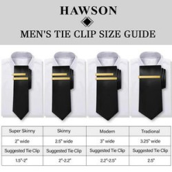 2 Inch Clips For Men'S Tie