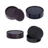 Creative PU Leather Insulation Coaster