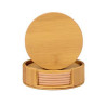 Creative PU Leather Insulation Coaster