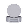Creative PU Leather Insulation Coaster