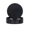 Creative PU Leather Insulation Coaster