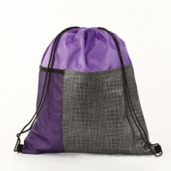 Etched Pocket Drawstring Sportpack
