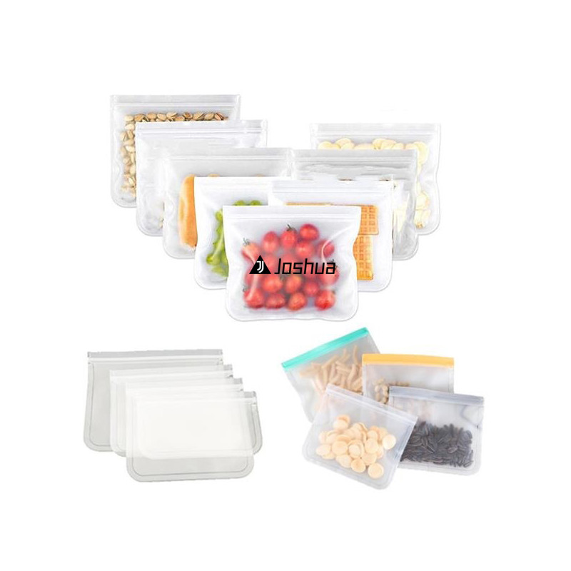 PEVA Reuseable Stand up Food Storage Bag