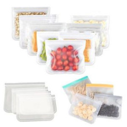 PEVA Reuseable Stand up Food Storage Bag