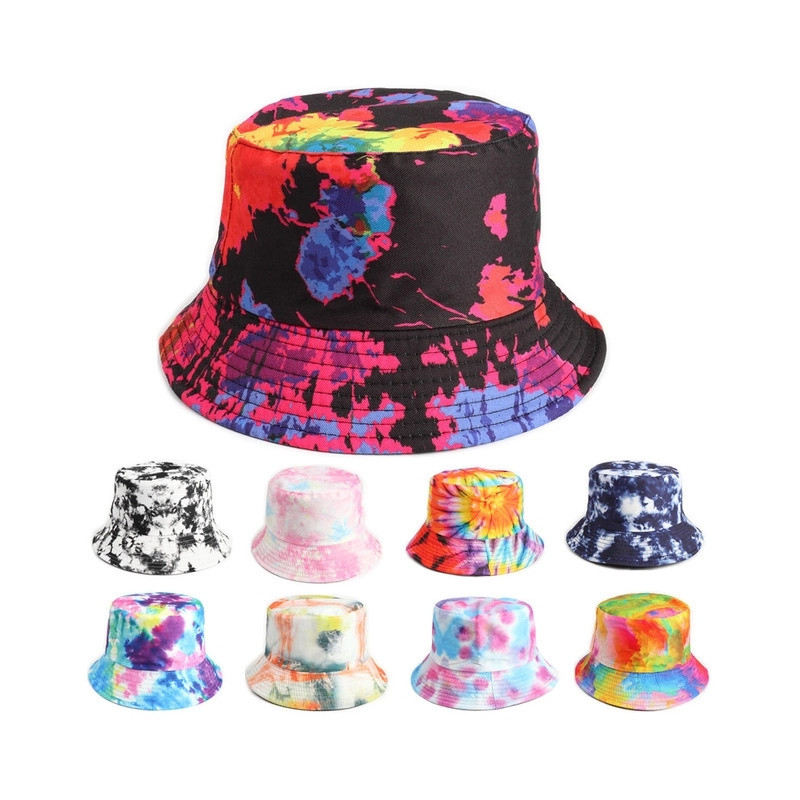 New Folding Double-sided Cotton Bucket Hat