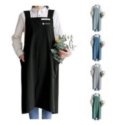 Cross-Back Apron w/ Pock for Women and Men