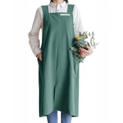 Cross-Back Apron w/ Pock for Women and Men