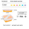 Foldable Bento Lunch Box Collapsible Food Storage Containers