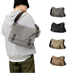 Canvas Shoulder Computer Messenger Bag