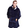 Oversized Wearable Blanket Sherpa Fleece Hoodie